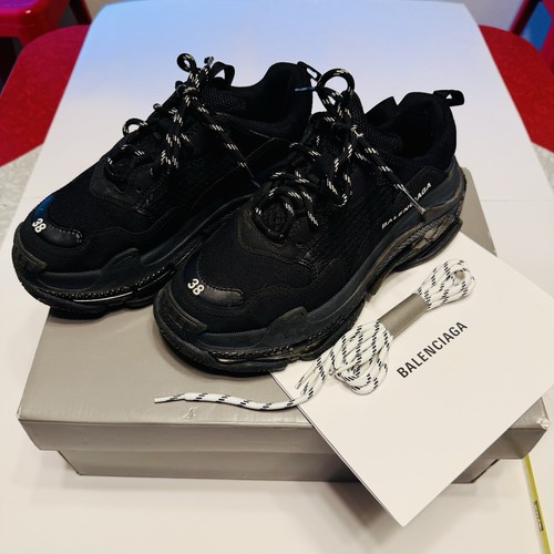 Black triple balenciaga - black,